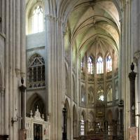 Collégiale Notre-Dame-Saint-Laurent d'Eu - Interior, crossing and chevet
