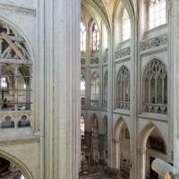 Collégiale Notre-Dame-Saint-Laurent d'Eu - Interior, chevet from north transept gallery