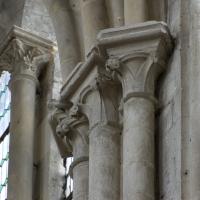 Collégiale Notre-Dame-Saint-Laurent d'Eu - Interior, nave, north clerestory, vaulting capitals