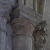 Collégiale Notre-Dame-Saint-Laurent d'Eu - Interior, chevet, hemicycle, outer wall, shaft capitals