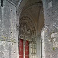 Église Saint-Loup de Saint-Loup-de-Naud - Interior, western frontispiece portal
