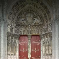 Église Saint-Loup de Saint-Loup-de-Naud - Exterior, western frontispiece portal