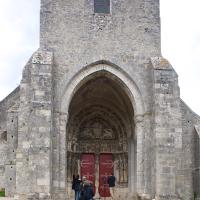 Église Saint-Loup de Saint-Loup-de-Naud - Exterior, western frontispiece