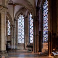 Canterbury Cathedral - Interior, Trinity chapel north ambulatory aisle looking northeast
