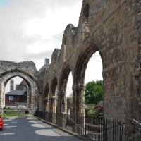Canterbury Cathedral - Exterior, infirmary ruins 