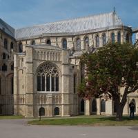 Canterbury Cathedral - Exterior, south elevation, St. Anselm's chapel