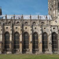 Canterbury Cathedral - Exterior, south nave elevation