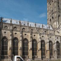 Canterbury Cathedral - Exterior, south nave elevation 