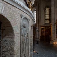 Basilique Saint-Sernin de Toulouse - Interior, chevet, ambualtory looking northwest