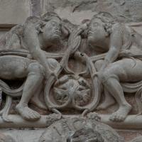 Basilique Saint-Sernin de Toulouse - Exterior, south nave portal, west buttress, sculpture
