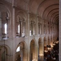 Basilique Saint-Sernin de Toulouse - Interior, nave, gallery level looking northeast