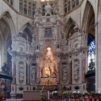 Cathédrale Saint-Étienne de Toulouse - Interior, chevet, hemicycle looking northeast, altar