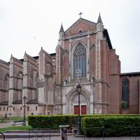 Cathédrale Saint-Étienne de Toulouse - Exterior, north transept and chevet elevation looking southeast