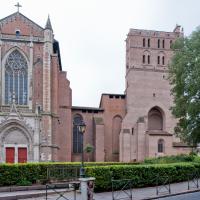 Cathédrale Saint-Étienne de Toulouse - Exterior, north transept and nave elevation looking southeast