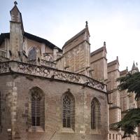 Cathédrale Saint-Étienne de Toulouse - Exterior, northeast chevet elevation looking west