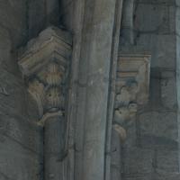 Église Saint-Sauveur - Interior, chevet, hemicycle, clerestory, wall shaft capitals