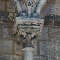 Église Saint-Sauveur - Interior, chevet, hemicycle, triforium, arcade, shaft capital