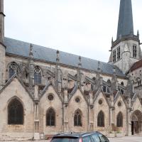 Église Notre-Dame d'Auxonne - Exterior, south nave elevation looking northeast