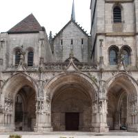 Église Notre-Dame d'Auxonne - Exterior, western frontispiece and narthex