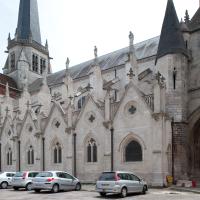 Église Notre-Dame d'Auxonne - Exterior, north nave elevation looking southeast