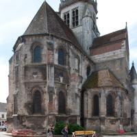 Église Notre-Dame d'Auxonne - Exterior, northeast chevet elevation