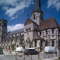 Église Notre-Dame d'Auxonne - Exterior, south chevet and nave elevation