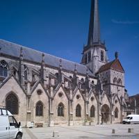 Église Notre-Dame d'Auxonne - Exterior, south nave and transept elevation