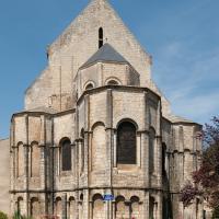 Église Sainte-Radegonde de Poitiers - Exterior, east chevet elevation