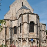 Église Sainte-Radegonde de Poitiers - Exterior, east chevet elevation
