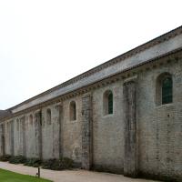 Abbaye de Fontenay - Exterior, north nave elevation