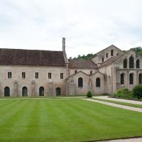 Abbaye de Fontenay - Exterior, south nave and south chevet elevation