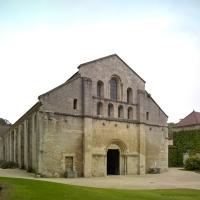 Abbaye de Fontenay - Exterior, western frontispiece looking southeast 