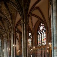 Cathédrale Saint-André de Bordeaux - Interior, chevet, north inner aisle looking northwest