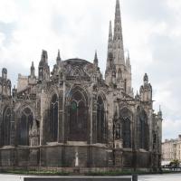 Cathédrale Saint-André de Bordeaux - Exterior, chevet, east elevation, radiating chapels