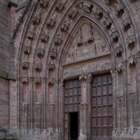 Cathédrale Notre-Dame de Rodez - Exterior, north transept portal