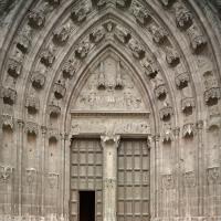 Cathédrale Notre-Dame de Rodez - Exterior, north transept portal