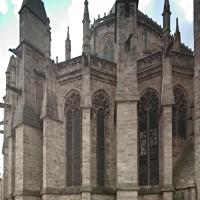 Cathédrale Notre-Dame de Rodez - Exterior, chevet, from northeast 