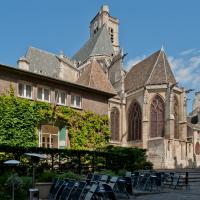 Église Saint-Gervais-Saint-Protais de Paris - Exterior, chevet, southeast axial chapel elevation, city view