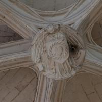 Église Saint-Gervais-Saint-Protais de Paris - Interior, chevet, northeast ambulatory chapel, vault, keystone