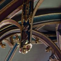 Église Saint-Gervais-Saint-Protais de Paris - Interior, chevet, axial chapel, vault, sculptural detail
