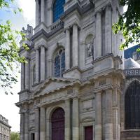 Église Saint-Gervais-Saint-Protais de Paris - Exterior, west frontispiece, looking northeast