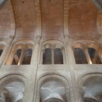 Église Sainte-Foy de Conques - Interior, nave, north arcade and gallery elevation, vault