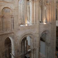 Église Sainte-Foy de Conques - Interior, chevet, south gallery and arcade elevation looking southwest