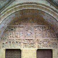 Église Sainte-Foy de Conques - Exterior, western frontispiece, portal sculpture