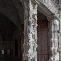 Abbaye Saint-Pierre de Moissac - Exterior, nave, south lateral portal, trumeau