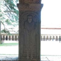 Abbaye Saint-Pierre de Moissac - Interior, cloister, east arcade, sculpture