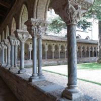 Abbaye Saint-Pierre de Moissac - Interior, cloister, east arcade looking southwest