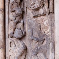 Abbaye Saint-Pierre de Moissac - Exterior, western frontispiece, south porch, west dado, sculpture
