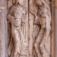 Abbaye Saint-Pierre de Moissac - Exterior, western frontispiece, south porch, east dado, sculpture