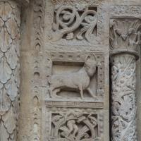  Basilique Saint-Denis - Detail: west frontispiece, north portal sculptures 
